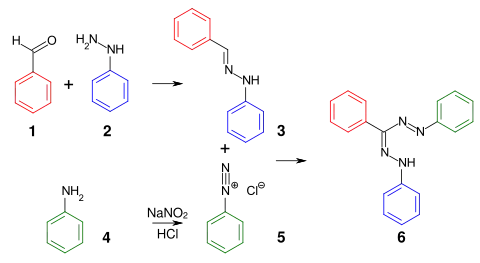 Synthese von Triphenylformazan
