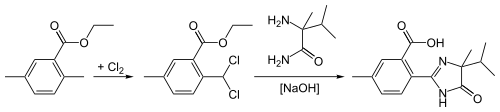 Synthese von Imazamethabenz