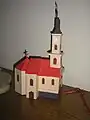 Modell der Kirche