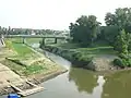 Mündung in die Theiß in Szolnok