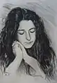 Tête de jeune fille, 1903, Radierung für die Revue de l’Art ancien et moderne, Privatbesitz