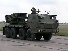 Gepanzerter 813 mit Raketenwerfer