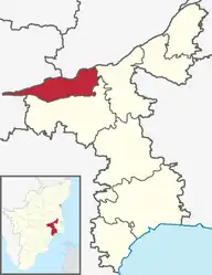 Lagekarte des Subdistrikts