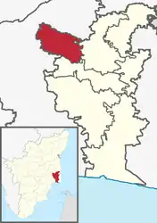 Lagekarte des Subdistrikts
