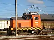 Die Rangierlokomotive Ee 2/2 91 wurde 1960 abgeliefert.