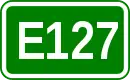 Zeichen der Europastraße 127