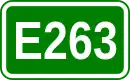 Zeichen der Europastraße 263
