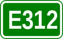 Zeichen der Europastraße 312