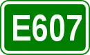 Zeichen der Europastraße 607