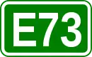 Zeichen der Europastraße 73