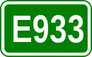 Zeichen der Europastraße 933