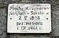 Informationen auf der Gedenktafel