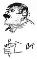 Der Autor Tadeusz Boy-Żeleński von Kazimierz Sichulski