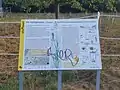 Informationstafel im Quellgebiet