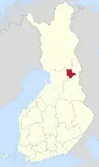 Lage von Taivalkoski in Finnland
