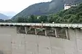 Die Überfallfelder mit Schloss Klaus im Hintergrund