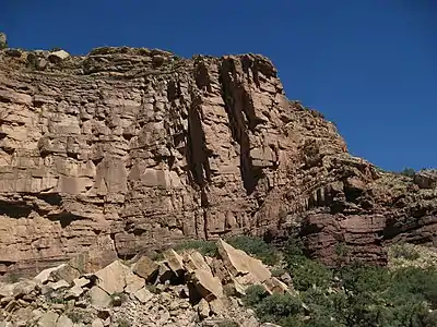 Tapeats Sandstone am North Kaibab Trail