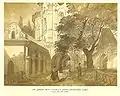 "Allerheiligenkirche im Kiewer Höhlenkloster"; Papier, Sepia, 1846