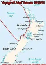 Reiseroute Abel Tasmans