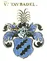 Wappen derer von Taubadel in Siebmachers Wappenbuch von 1605