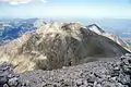 Blick über das Gebirge vom Gipfel des Profitis Ilias