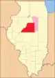 Das Tazewell County von seiner Gründung im Jahr 1827 bis 1829