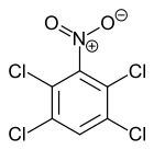 Strukturformel von Tecnazen