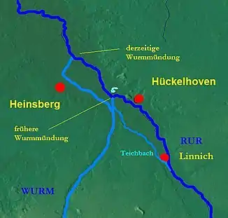 Frühere Wurmmündung