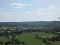 Blick zum Steinkopf (Fernmeldeturm) und Winterstein