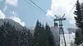 Drahtseilbahn am Postăvarul