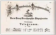 Telegrammformular