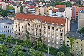 Verwaltungsgebäude der Schienenfahrzeugfabrik Orenstein & Koppel am Tempelhofer Ufer 23–24
