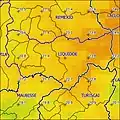 Jahresdurchschnitts-temperatur (2000)
