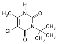 Strukturformel von Terbacil