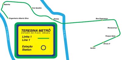 Karte der Metrô