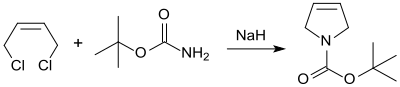 Synthese von 3-Boc-geschütztem 3-Pyrrolin