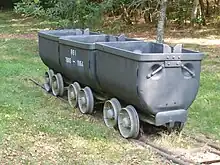 Förderwagen der ehemaligen Kettenbahn (Oberpfälzer Braunkohlerevier)
