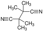 Strukturformel von Tetramethylsuccinnitril