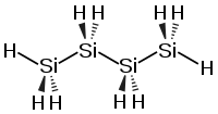 Struktur von Tetrasilan