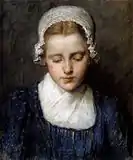 Thérèse Schwartze (1918): Porträt eines Mädchens.