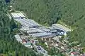 Telfs – Klammweg, Österreich: Bereich Aluminium: Verwaltung, Produktionshallen, Eloxalwerk. „Aluwelten“