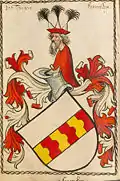 Thüngen-Wappen aus dem Scheiblerschen Wappenbuch
