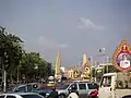 Thanon Ratchadamnoen Klang und Demokratiedenkmal