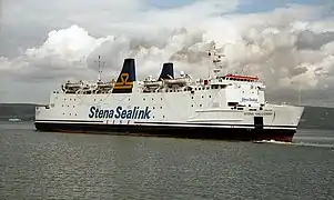 Die Stena Galloway in den Farben von Stena Sealink