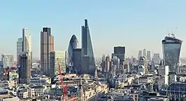 Wolkenkratzer in der City of London