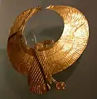 Goldener Geierkragen aus Grab KV55, wie er sich auch bei Tutanchamun fand
