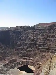 AZ 80 am Lavender Pit in Bisbee