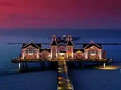 Die Seebrücke abends