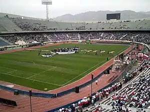 Innenraum des Stadions am 13. April 2013