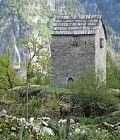 Kulla im nordalbanischen Bergdorf Theth